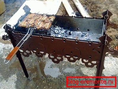 Разборный мангал своими руками