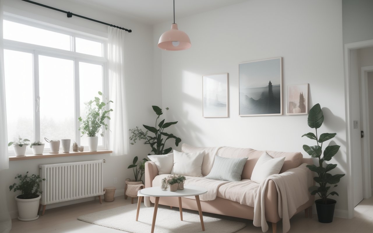 Использование тёплых пастельных оттенков в скандинавском интерьере для уюта и свежести 1 Использование тёплых пастельных оттенков в скандинавском интерьере для уюта и свежести