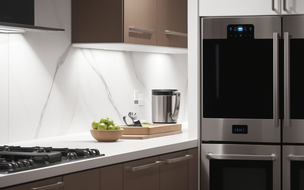 Интеграция умной техники в кухонный фартук: как сенсорные панели могут улучшить эргономику и функциональность пространства 1 Интеграция умной техники в кухонный фартук: как сенсорные панели могут улучшить эргономику и функциональность пространства