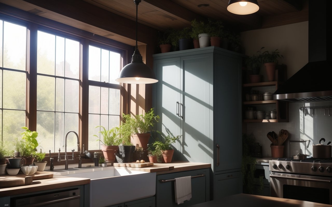 Нестандартные решения: как встроенные растения и освещение меняют восприятие кухонного фартука и создают уникальную атмосферу 1 Нестандартные решения: как встроенные растения и освещение меняют восприятие кухонного фартука и создают уникальную атмосферу